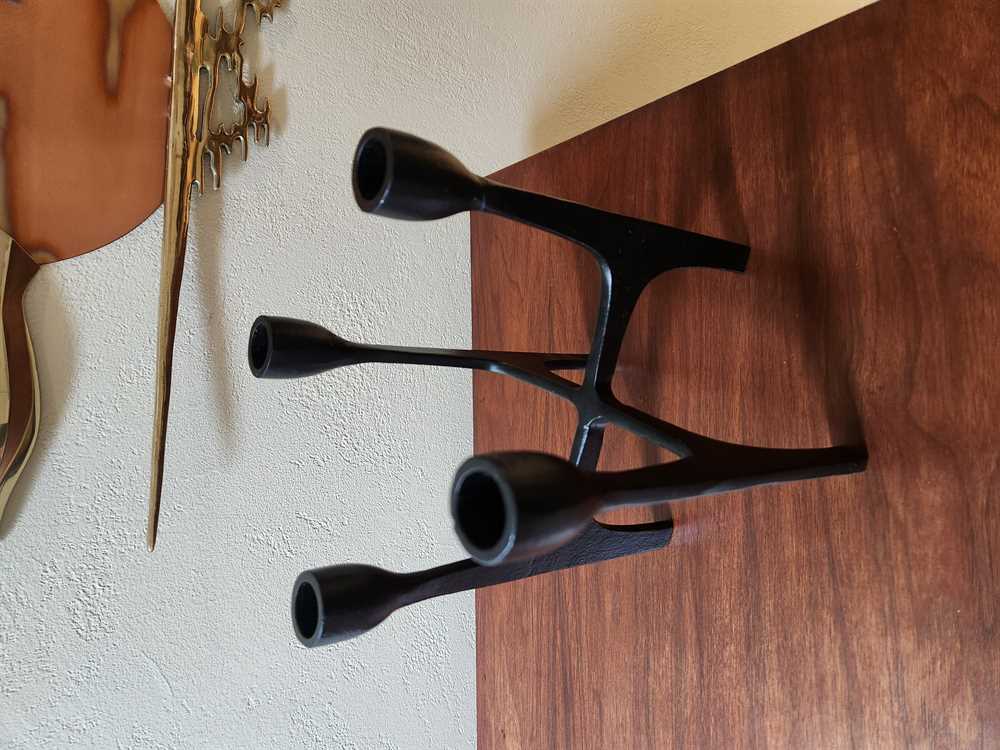 Made in Japan Dansk Style Iron Candleholder