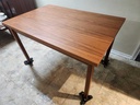 BRDR.  FURBO Teak Draw Leaf Dining Table