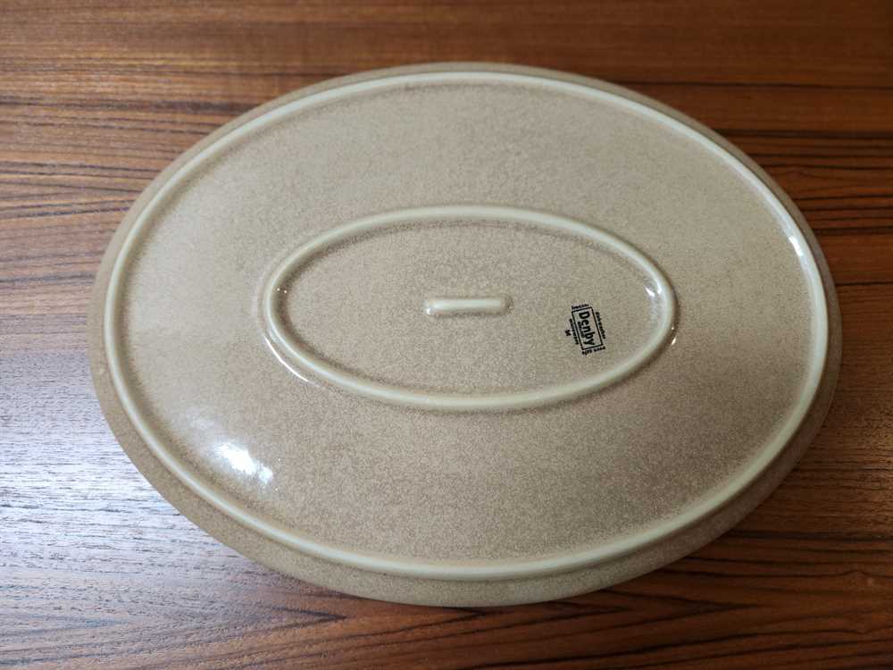 Denby Cinnamon Oval Serving Platter