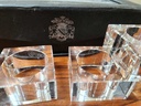 Thomas Rosenthal Crystal Napkin Rings by Oleg Cassini