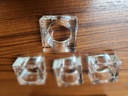 Thomas Rosenthal Crystal Napkin Rings by Oleg Cassini