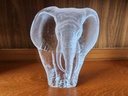 Mats Jonasson Large Glass Elephant Scultpure