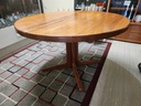 Glostrup Mobelfabrik Round Solid Teak Dining Table / No Leaf