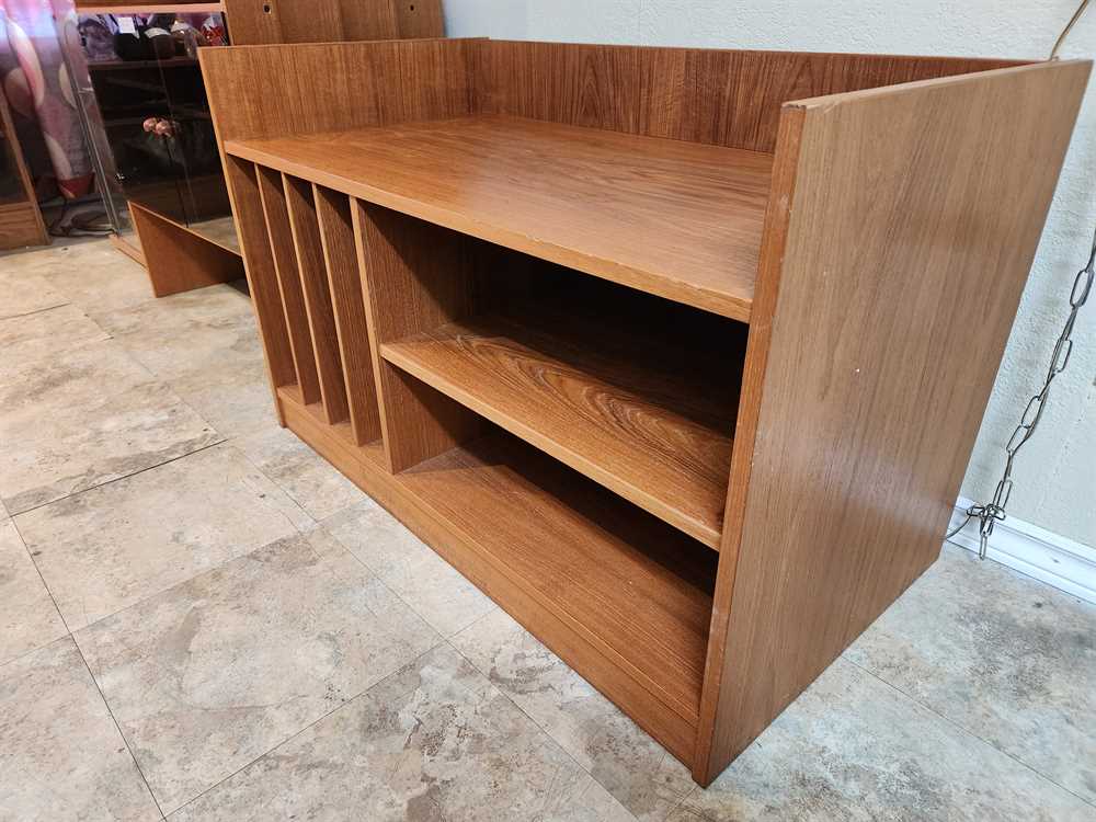 Mobican Teak Record Player Stand