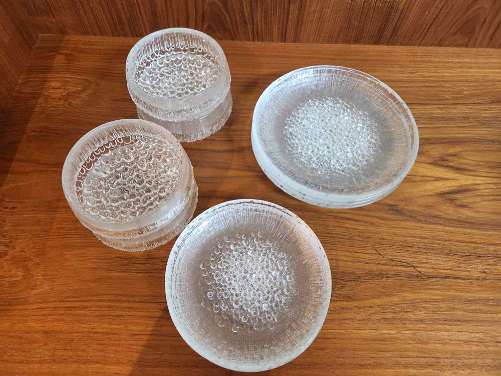 Iittala Ultima Thule 12 Piece Service Set, 4 Each Dessert Bowl, Side Plate, Salad Plate