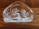 Mats Jonasson Ducks Glass Sculpture