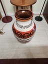 West German Pottery Extra Large Fat Lava Vase