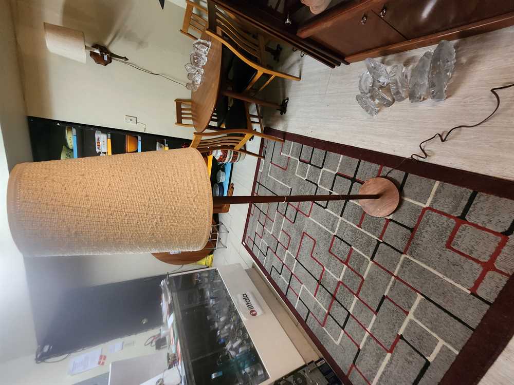 Teak Floor Lamp
