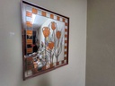 Vintage Painted MCM Mirror