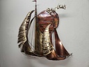 Torch Art Sailboats Under Sun Wall Hanging