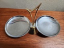 Kromex Brass and Chrome Serving Tray