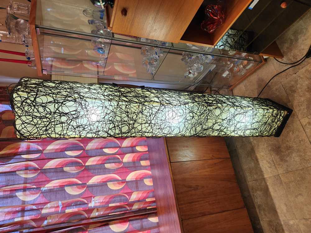 Rattan Fiberglass Floor Lamp