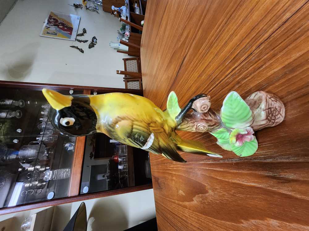 Vintage Japanese Ceramic Oriole