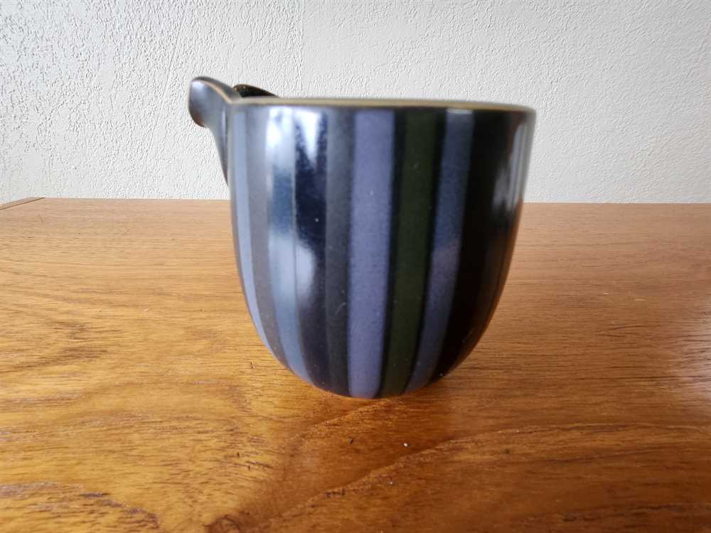 Denby Jet Stripes Creamer