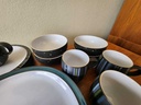 16 Piece Set Denby Jet - Stripes & Skyline