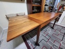 RS Associates Teak Draw Leaf Dining Table