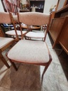 Set of 4 Nordic Furniture Teak Low Back Dining Chairs