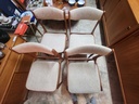 Set of 4 Nordic Furniture Teak Low Back Dining Chairs