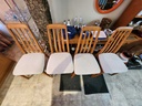 Set of 4 Benny Linden Teak High Back Dining Chairs