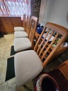 Set of 4 Benny Linden Teak High Back Dining Chairs