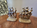 Set of Solid Brass Sailboat Bookends