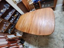 Dyrlund Teak Oval Dining Table w/2 Leaves