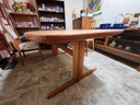 Dyrlund Teak Oval Dining Table w/2 Leaves