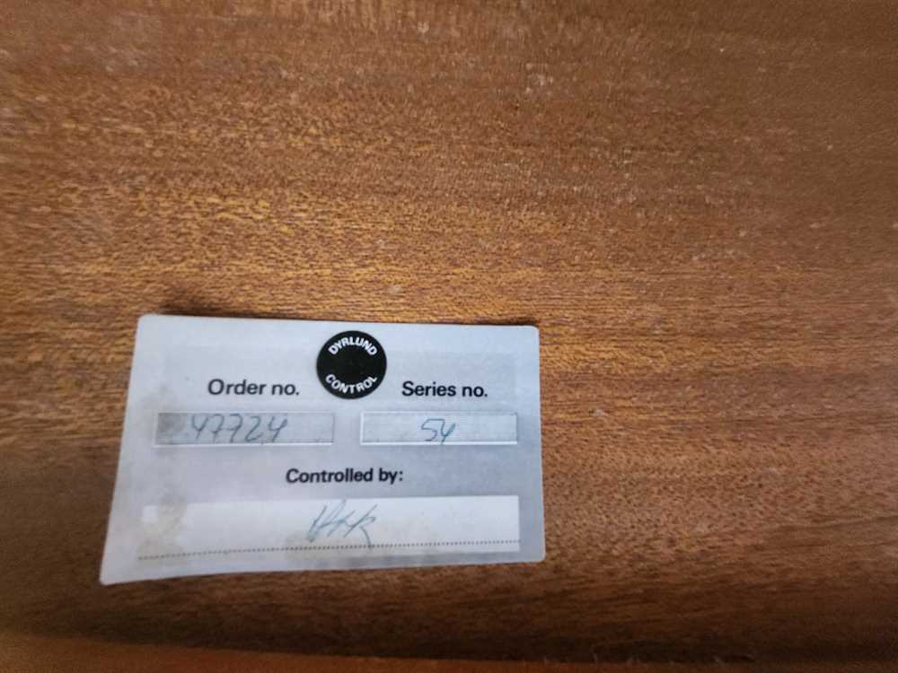 Dyrlund Teak Oval Dining Table w/2 Leaves