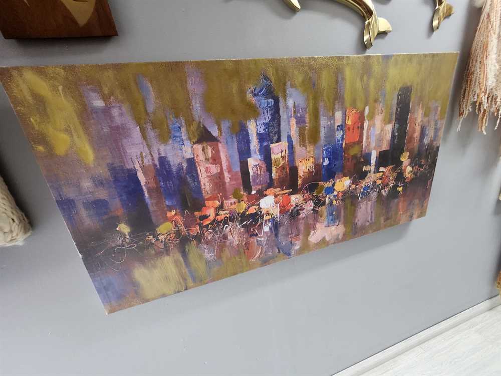 Abstract Cityscape Print 