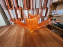 Large Orange Chalet Glass