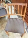 Set of 5 Teak Dining Chairs Designed by Johannes Anderson for Uldum Mobelfabrik
