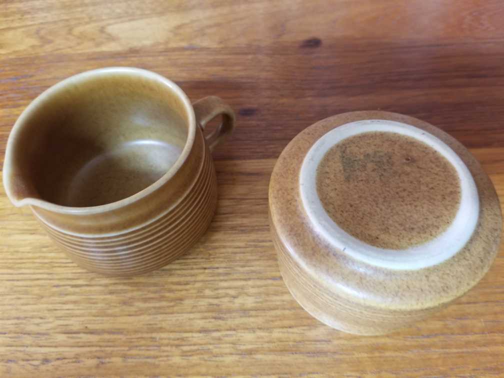 Denby Canterbury Cream and Sugar Set