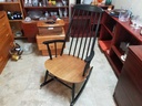 Farstrup Mobler Teak & Ebonized Walnut Rocking Chair #8662