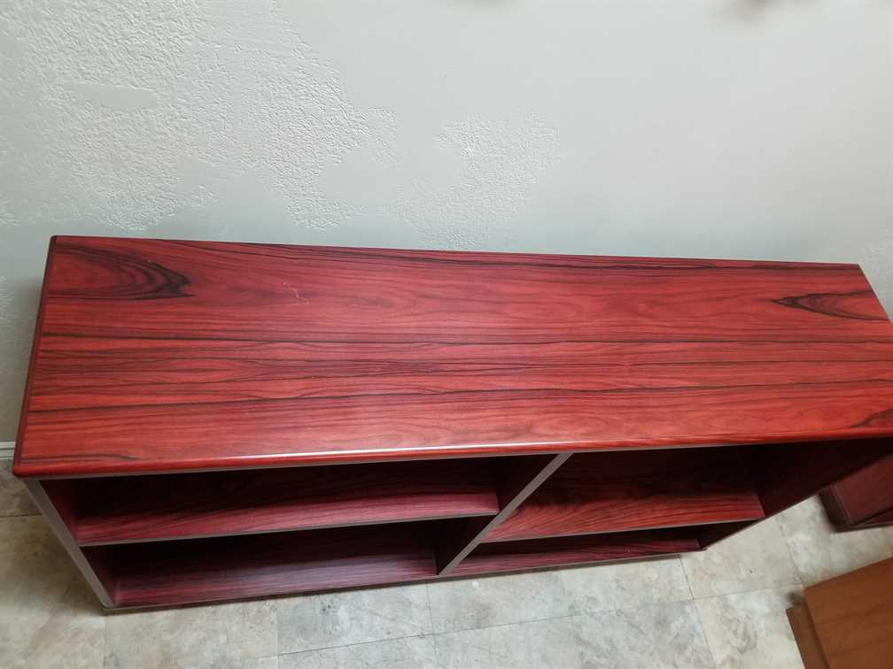 Mobican Rosewood Horizontal Bookcase