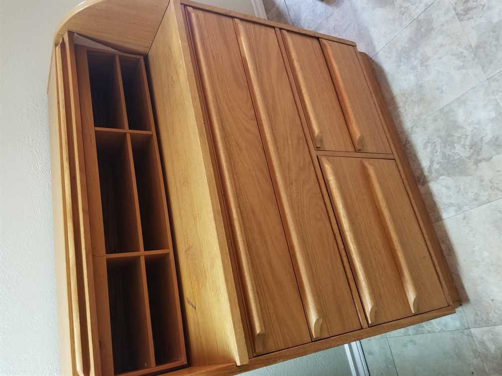 Danish Teak Rolltop Desk