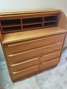 Danish Teak Rolltop Desk