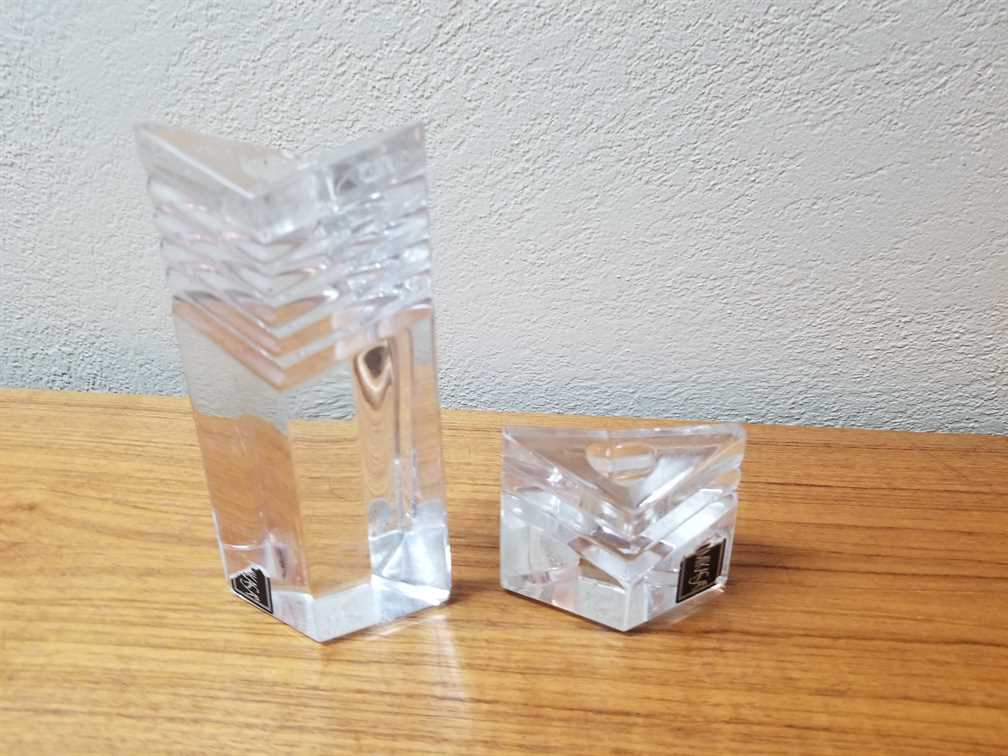 Pair of Mikasa Germany Dazzle Votive Holders