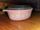 Pyrex Pink Daisy 043