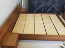 Teak Platform Queen Bed