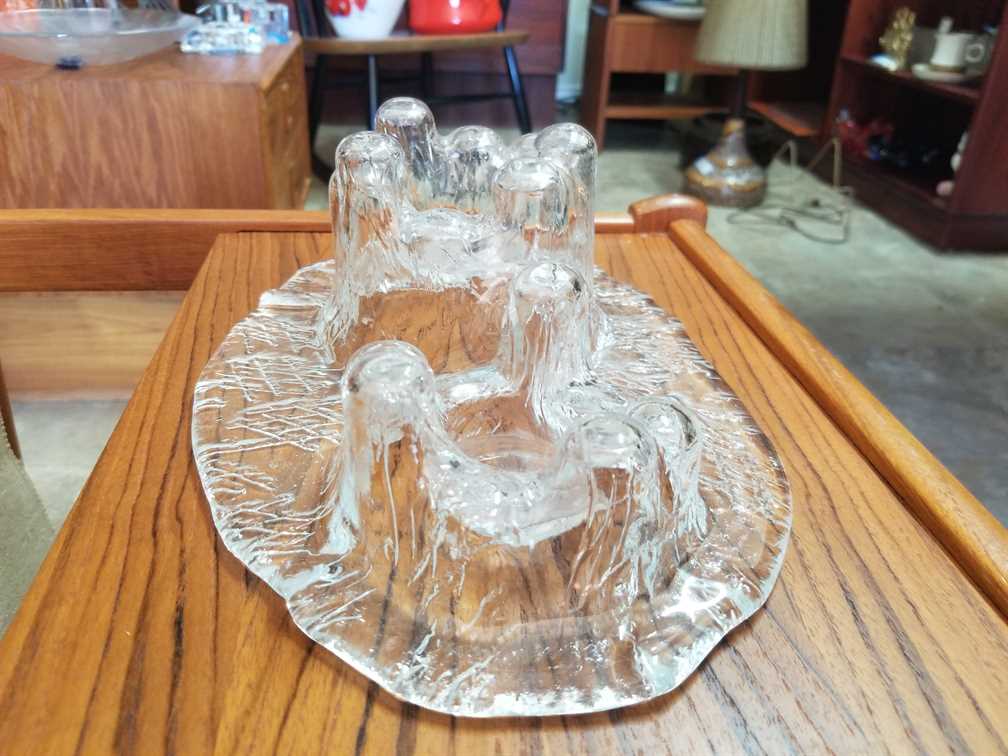 Muurla Finland Double Volcano Finger Votive Holder by Pertti Kallionen