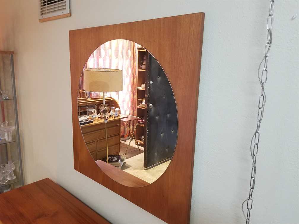 RS Associates Teak Wall Mirror (Expo 67 Collection)