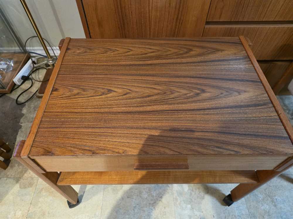 Swedish Teak Utility Cart