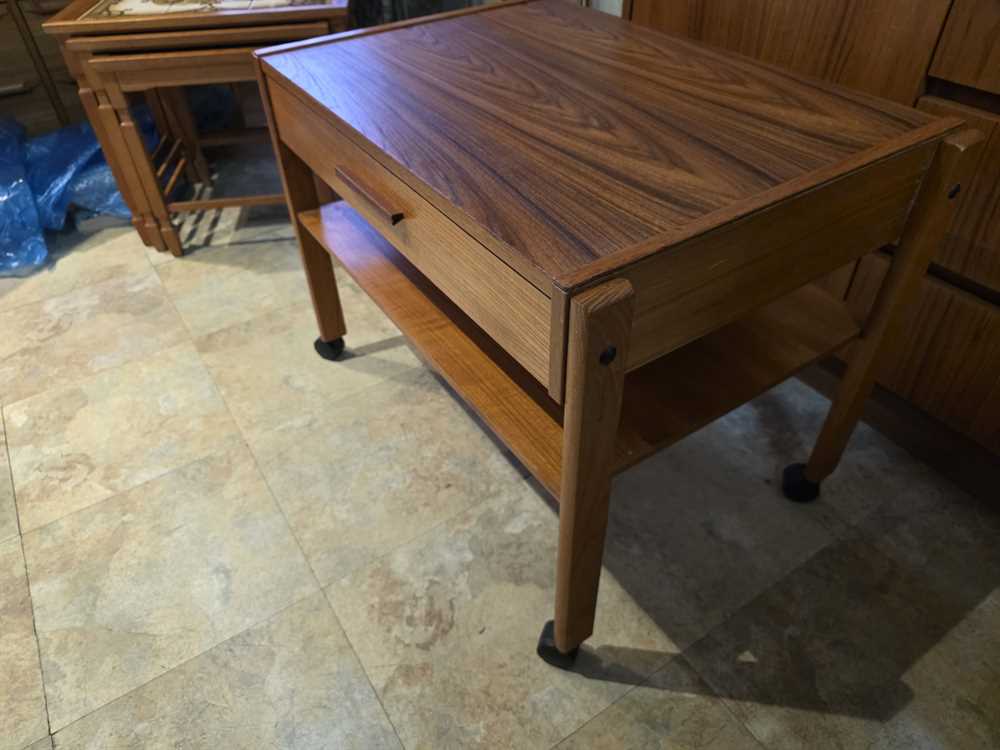 Swedish Teak Utility Cart