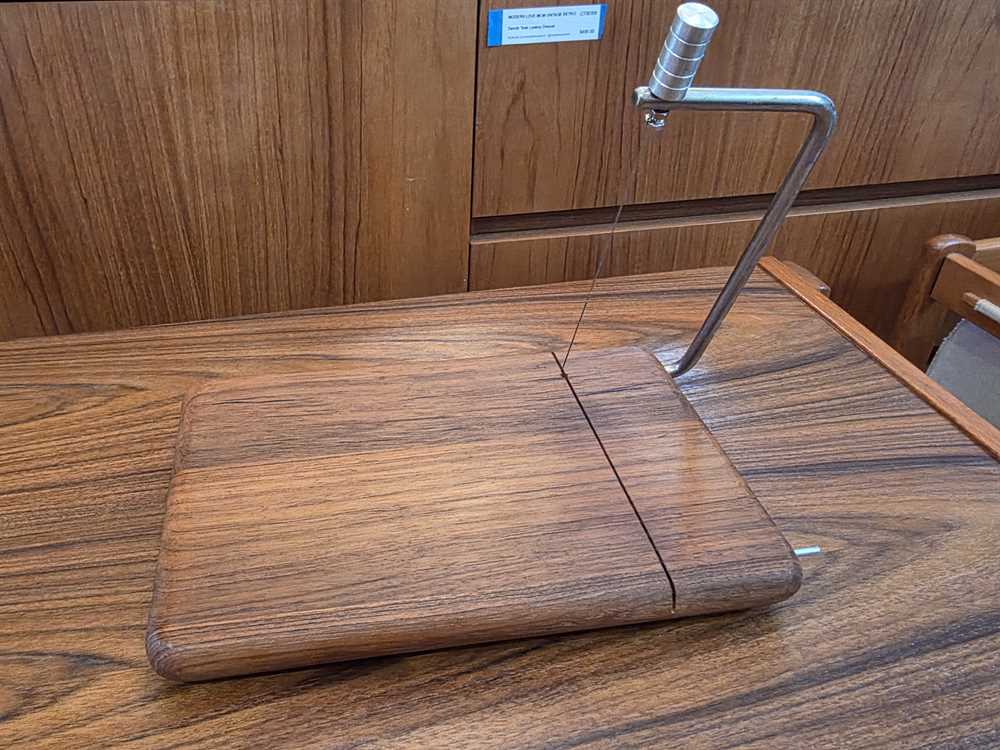Teak Cheese Board w/ cutter