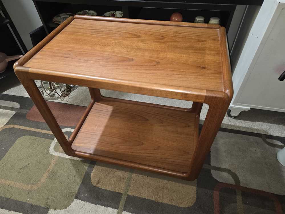 Teak Bar Cart