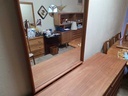 Design Furn. MFG Canada Teak 12 Drawer Lowboy dresser w/mirror