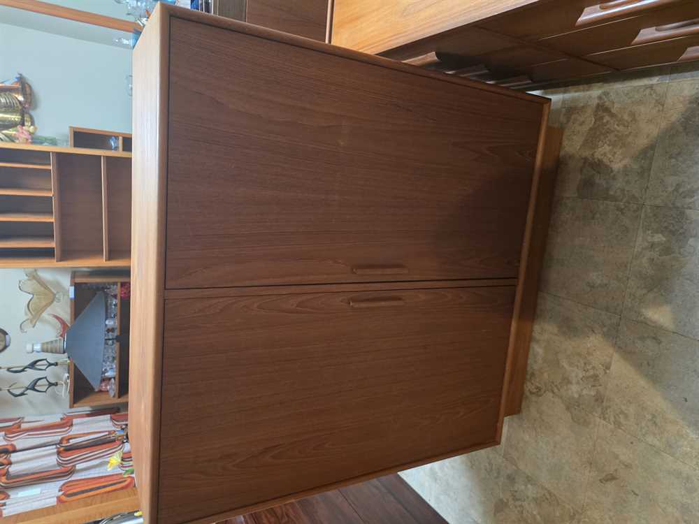 Design Furn. MFG Canada Teak Gentleman's dresser