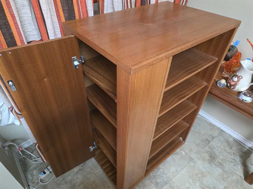 Teak Stereo Cabinet