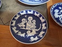 Set of 6 Royal Copenhagen Mother's Day Hangable Collectors Plates