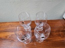 Set of 4 Bohemian Crystal Beer Glasses